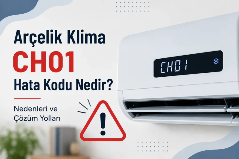 Arçelik Klima CH01 Hata Kodu Nedir?